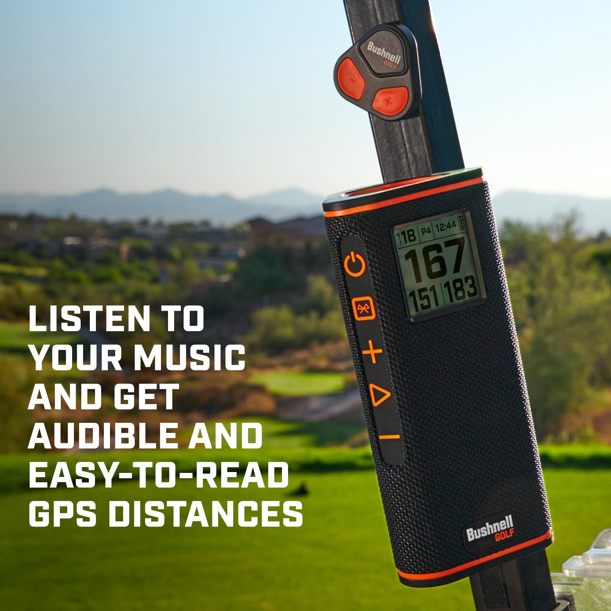 極美品BushnellGolfウィングマンビューゴルフスピーカー GPS距離付き Amazon.com: Bushnell Golf Wingman View Golf Speaker with GPS